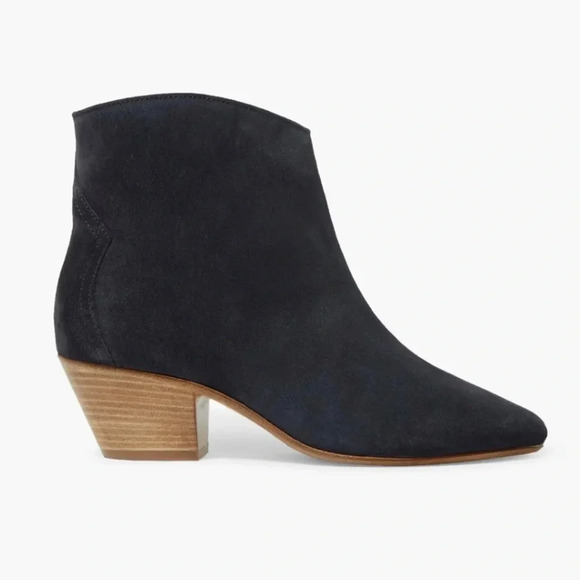 ! Isabel Marant Etoile dark blue Suede Ankle Boot - Picture 1 of 9